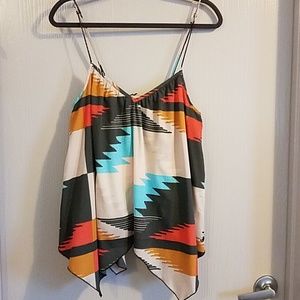 BILLABONG brand handkerchief blouse/ top Large=CLOSET CLOSING- FINAL